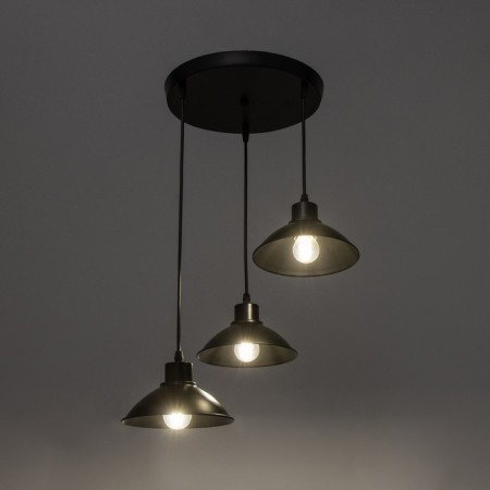 Lamp "Arten" 3xe27 40W black 30x30x6-106 cm-2