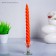 Candles twisted, 2.3x 24.5 cm, 5 hours, 50 g, multi -colored