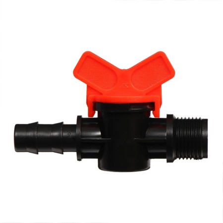 The control valve, external thread 3/4 ", for the hose 1/2" (12 mm), plastic-2