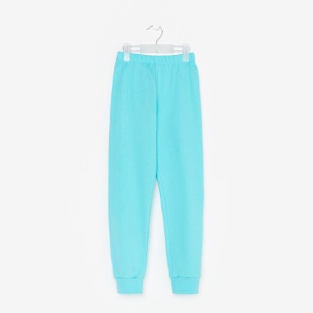 Costume (jumper, trousers), children are launched, turquoise color, height 98 cm-9