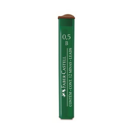 Grifles for mechanical pencils 0.5 mm Faber-Castell Polymer B, 12 pieces in case