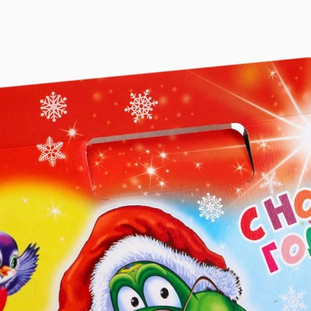 Gift box New Year's snake frost 20.5 (23) x 24 x 11.7 cm-3