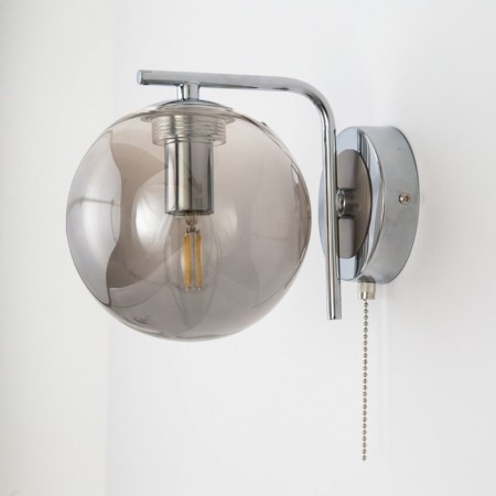 Sconces Citilux "Tommy" CL102310, 15x20 cm, 1x40W, E14, color gray color-4
