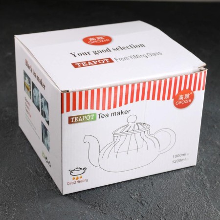 Hot kettle with glass sieve, 1.2 liters-2