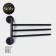 Holder for towels Stölz Loft Basic, 3 knitting needles, black color