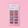 SolorFul overhead nails, 100 pcs, a ballerinal shape, in a container, multi -colored