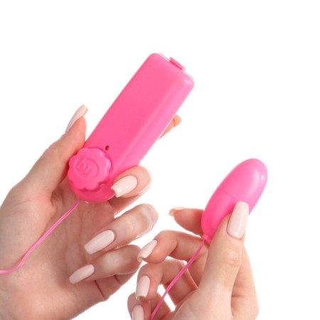 Vibroyaite with a control panel, 5 x 2.5 cm, pink-2
