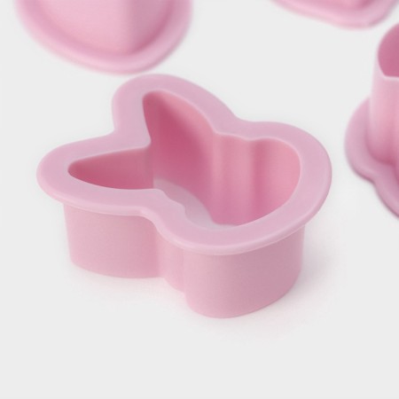 A set of cookies of the "Easter" cookie, 6 items, 8 × 7 × 2 cm, pink color-3