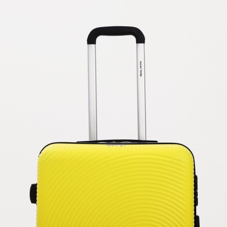 Suitcase Wedes 24 ", 43*66*26 cm, lightning departure, code lock, yellow-3