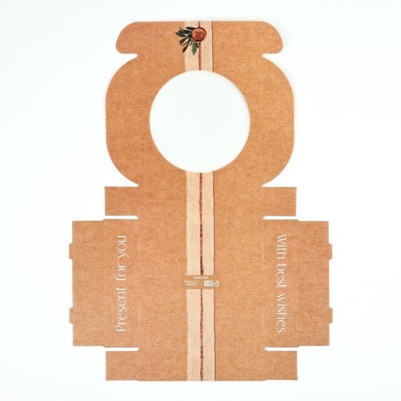 Box for Makarun with low sides "Eco", 11 x 11 x 3 cm-5