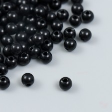 Бусины пластик "Смола" глянец набор 25 гр d=0,6 см