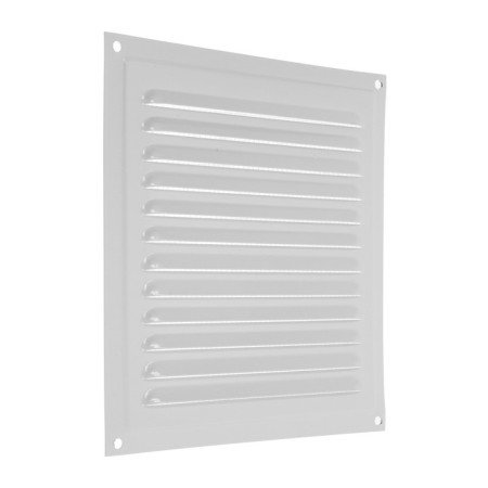 Ventilation grate Zein Lux RM1919C, 190 x 190 mm, with a grid, metal, gray-4