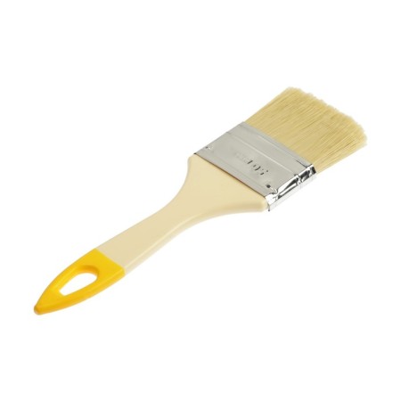 Flat brush "Akor" metropolitan, artificial bristles, plastic handle, 50x8 mm-1