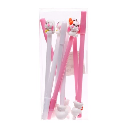 Gel-ghost pen, blue rod, bunnies mix-5