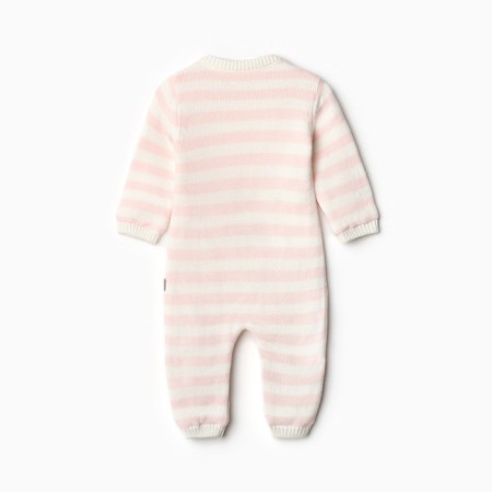Combineson children, white/pink color, height 80 cm-4