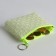 Women's wallet with lightning, yellow color