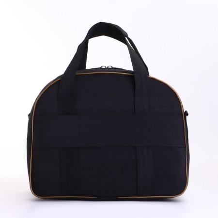Small Small suitcase 20 "with a bag, a lightning department, with an extension, the color is black-10