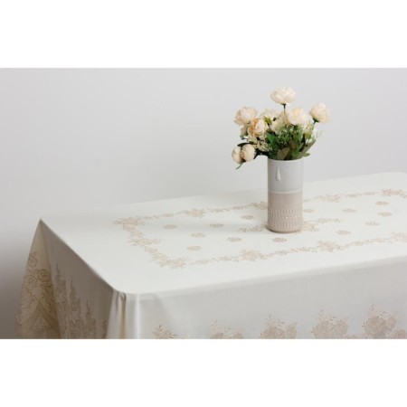 The tablecloth "openwork" Marine, 132 x 177 cm, beige color-4