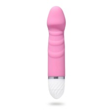Vibrator with stimulation of the point G, 17x3.5 cm, pink