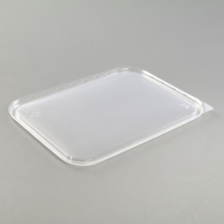 Plastic disposable “Juplast”, 18.6 × 13.2 × 4.8 cm, for a flat container, the color is transparent-2