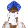 Kokoshnik "Blue Flowers"