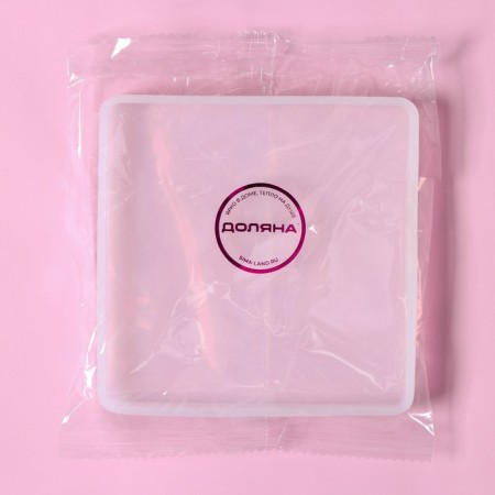 Mold Dolyana "Square", silicone, 10.5 × 10.5 × 1.2 cm-4