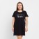 Night shirt female, black color/print, size 46