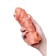 Kokos nozzle is realistic with additional stimulation, TPE, bodily, 17.6 cm