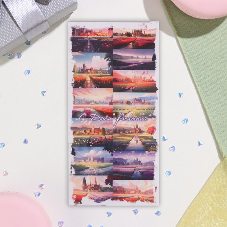Happy birthday postcard "Happy Birthday!" landscapes-1