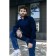 Jumper male ise, size 50, dark blue color