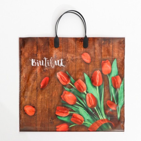 Package "Favorite Flowers", plastic with a plastic pen, 37 x 34 cm, 80 μm-1