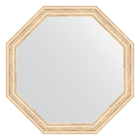 Mirror in the baguette frame, ivory 51 mm, 59.8x59.8 cm