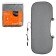 Pack with heated in the rear seat AIRLINE, 12 V, 35/45W, 128x49 cm, gray