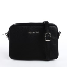 Women's bag over the shoulder Textura, small size, black color