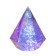 Night "Triangle" LED transparent 25x25x30 cm Risalux