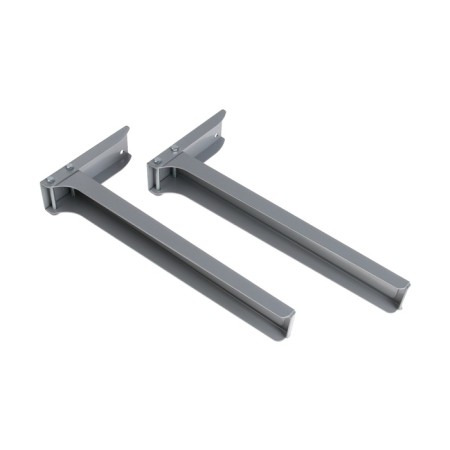 SL-01 bracket, for a microwave, fixed, up to 40 kg, 313 mm, metallic, gray-2