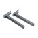 SL-01 bracket, for a microwave, fixed, up to 40 kg, 313 mm, metallic, gray