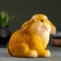 Piggy bank "Rabbit" Red, 15x15x11cm