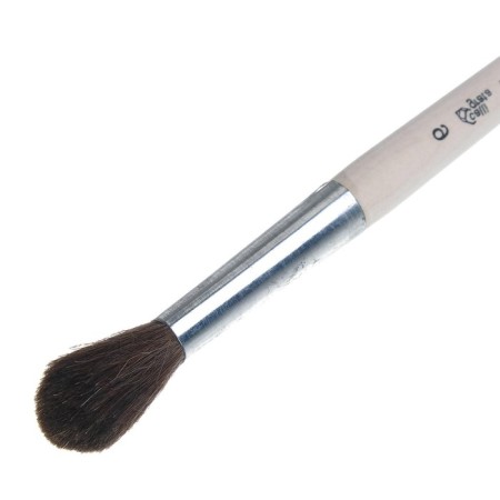 Round Brush No. 9 (clip diameter 9 mm; hair length 28 mm), wooden handle, calligrata-4