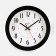 Wall clock, series: classic, d = 29 cm