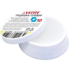 A moisturizer gel pillow for fingers, Devente, 10 g, with antibacterial composition, white