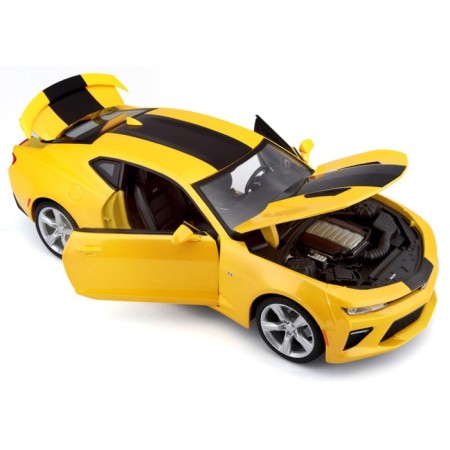 MASTO DIE-CAST CheVrolet Camaro SS machine, opening doors, 1:18, red color-10