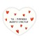 Valentine postcard "February 14", reason for happiness, 7 x 6 cm