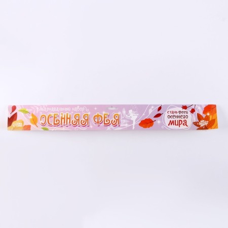Carnival set "Autumn Fairy": wings, wreath, wand-8