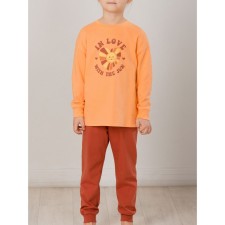 Set for girls, height 86 cm, orange color