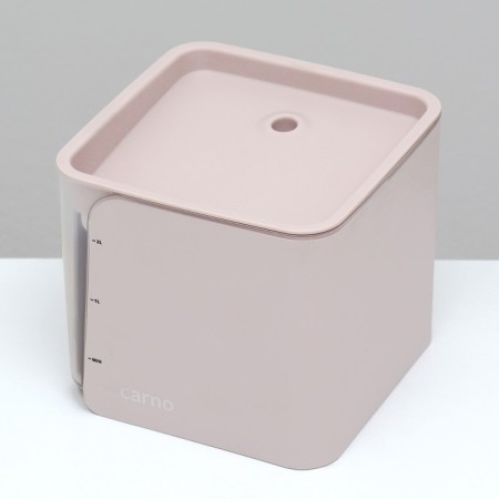 Animal fountain Carno, 2 l, with a water sensor and a filter, 18x16 cm 2 l, pink-3