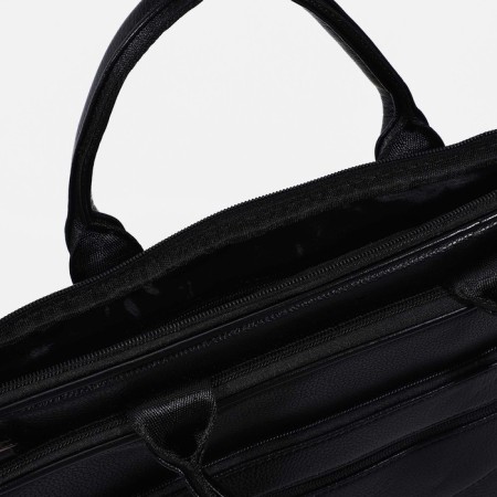 Male bag, black color-5