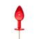 Lollice Sosuchki "Anal sleeve small Whiskey", the color is red, 29 g