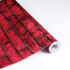 Film self -adhesive brick red 10m*45cm