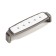 Elegant bracket handle, 96 mm, ceramic, color is old silver color